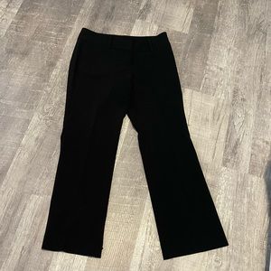 Black mid rise slacks